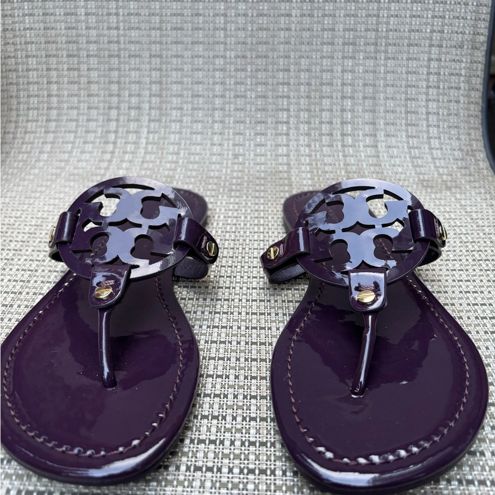 Tory Burch Miller Patent leather sandals - Picture 13 of 15